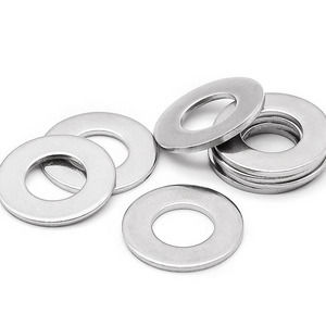500 Qty #8 Zinc Plated SAE Flat Washers, CR+3 RoHS Compliant - Free Shipping